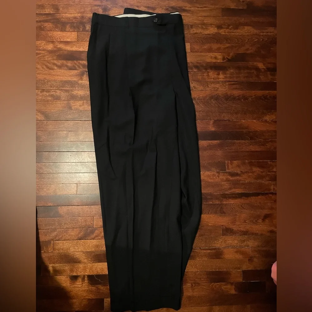 Men’s Classic Black Suit,Pronto Uomo 100% Wool, 54 Regular Jacket, 50 waist pant